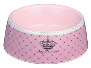 Trixie Miska ceramiczna dla psa „Princess” , 0.18 l/o 12 cm, różowa 1
