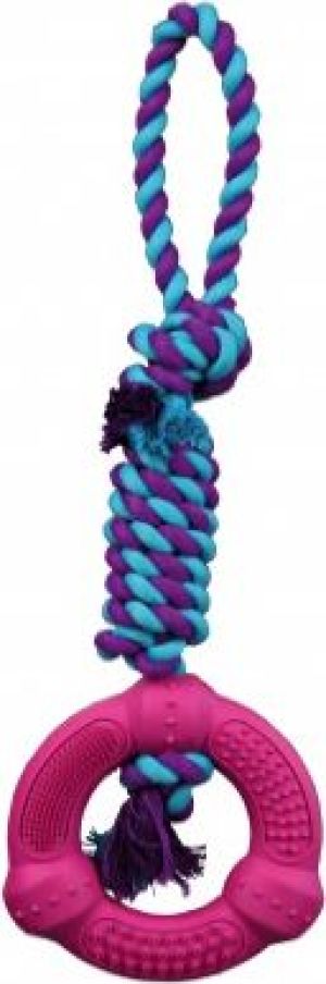 Trixie Pierścień ze sznurem „Denta Fun”, 12 cm/41 cm 1