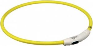 Trixie Pierścień z lampą błyskową USB, L–XL: 65 cm/o 7 mm, żółty 1