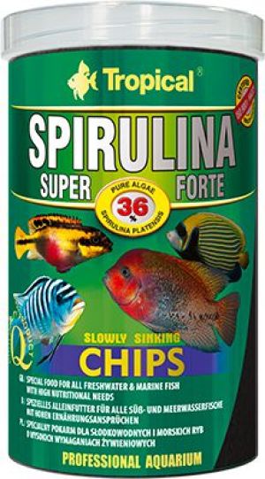 Tropical Super Spirulina Forte Chips puszka 100ml/52g 1