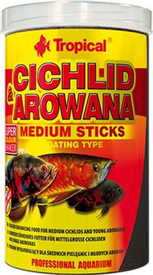 Tropical Cichlid&Arowana Medium Sticks - puszka 250 ml/90 g 1
