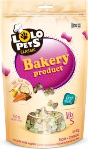 Lolo Pets Classic Ciastka - Kości mix w folii doypack S - 350g 1