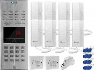 Genway Zestaw domofonowy 8 rodzinny WL-03NL-V2 1