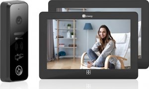 Genway Zestaw wideodomofonowy F-S7V11-2W-B 7" 2 monitory WiFi Czarny 1