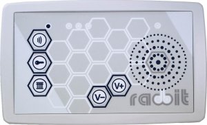 RADBIT Zestaw Domofon dwurodzinny z szyfratorem + Unifon Głośnomówiący x2 RADBIT ZBZV4-2P-GM-PLS 3