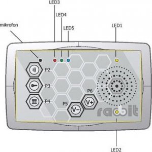 RADBIT Zestaw Domofon dwurodzinny z szyfratorem + Unifon Głośnomówiący x2 RADBIT ZBZV4-2P-GM-PLS 5