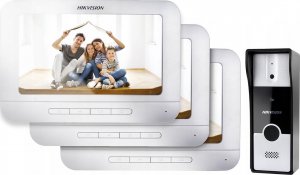 Hikvision Wideodomofon Hikvision DS-KIS202 3 monitory 7 cali 1