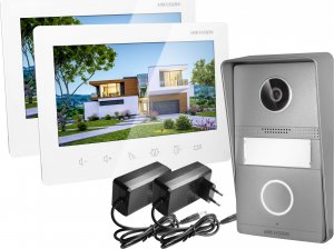 Hikvision Wideodomofon Hikvision DS-KIS101-P 1x Panel zewnętrzny 2x Monitor 1