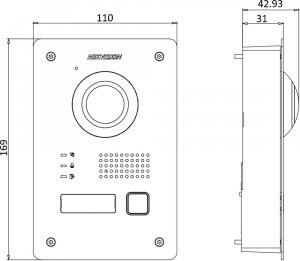 Hikvision Wideodomofon Hikvision DS-KIS703-P-W 9