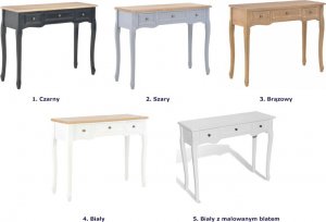 Elior Brązowy stolik szufladami - Protea 2