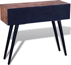 Elior Drewniana konsola z trzema szufladami - Aloca 6