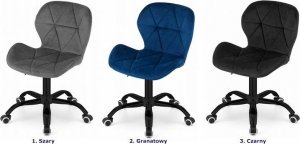 Krzesło biurowe Elior Renes 5X Szare 7