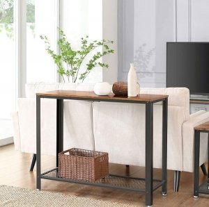 Elior Industrialna konsola z metalową półką - Mirasalo 3X 5