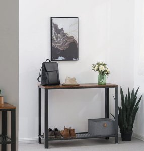 Elior Industrialna konsola z metalową półką - Mirasalo 3X 6