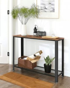 Elior Industrialna konsola z metalową półką - Mirasalo 3X 7