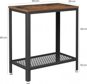 Elior Wąski stolik do przedpokoju z półką na buty - Mirasalo 4X 6