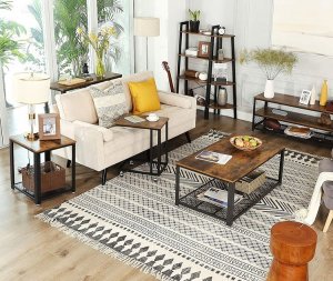 Biurko Elior Wagacio Brązowe 138 cm x 138 cm 9