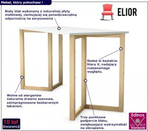 Biurko Elior Biurko do pokoju dziecięcego - Samus 4X 2