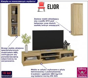 Elior Nowoczesna meblościanka dąb sonoma - Rimero 2