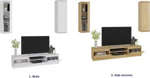 Elior Nowoczesna meblościanka dąb sonoma - Rimero 7