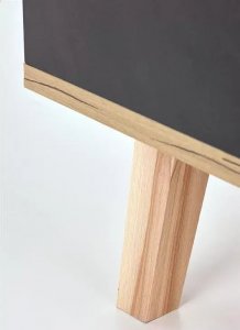 Biurko Elior Espen Antracytowe 165 cm x 60 cm 8