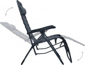 Elior Szare składane krzesło tarasowe  Rovan 8