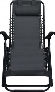 Elior Czarne składane krzesło tarasowe  Rovan 4