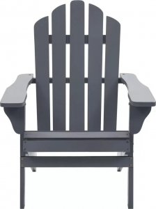 Elior Szare drewniane krzesło ogrodowe - Calan 3