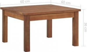 Elior Rattanowy 4-częściowy zestaw wypoczynkowy brązowy  Nolan 13