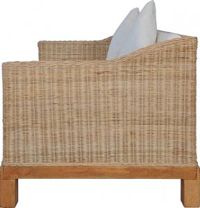 Elior 3-częściowy zestaw wypoczynkowy, naturalny rattan - Alani 6F 12