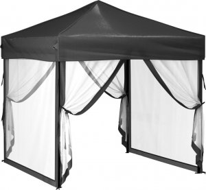 vidaXL vidaXL Składany namiot imprezowy ze ściankami, antracytowy, 2x2 m 3