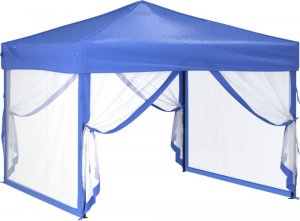 vidaXL vidaXL Składany namiot imprezowy ze ściankami, niebieski, 3x3 m 3