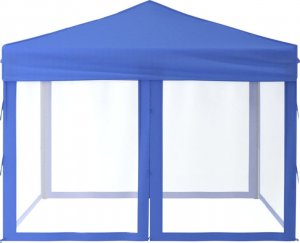 vidaXL vidaXL Składany namiot imprezowy ze ściankami, niebieski, 3x3 m 4