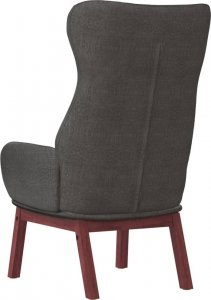 vidaXL vidaXL Fotel wypoczynkowy, ciemnoszary, obity tkaniną 5