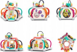 LUXMA INTERAKTYWNA KOSTKA EDUKACYJNA DŹWIĘKI 6 boków 806 16