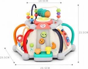 LUXMA INTERAKTYWNA KOSTKA EDUKACYJNA DŹWIĘKI 6 boków 806 3