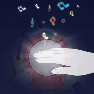 LUXMA INTERAKTYWNA KOSTKA EDUKACYJNA DŹWIĘKI 6 boków 806 7