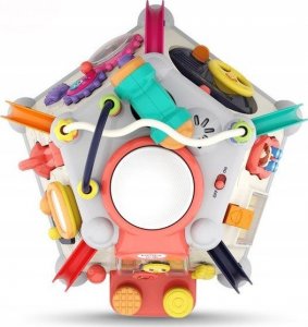 LUXMA INTERAKTYWNA KOSTKA EDUKACYJNA DŹWIĘKI 6 boków 806 10