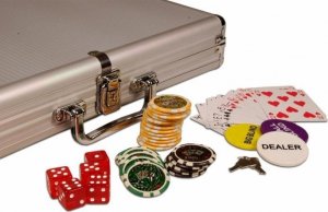 Garthen Pokerowy zestaw OCEAN Trolley CHAMPION CHIP 10