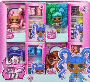 MGA 584445EUC 584452 L.O.L. Surprise Hair Hair Hair Dolls Asst in PDQ 1