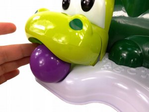 LUXMA Zjeżdżalnia dinozaur zbijak piłki młoteczek 326 9