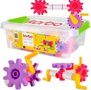 Klocki konstrukcyjne Korbo EDU 370 el ruchome XXL 1