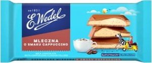 Wedel E. Wedel Czekolada Mleczna o Smaku Cappuccino 100 g 1