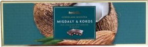 Terravita Czekolada mleczna z kawałkami prażonych migdałów i wiórkami kokosowymi 250g Terravita 1