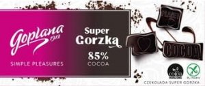 Goplana Goplana Czekolada Super Gorzka 85% Cocoa 90g 1