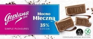 Goplana Goplana Czekolada Mocno Mleczna 35% Cocoa 90g 1