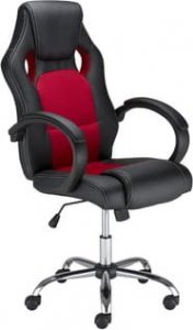 Krzesło biurowe Race czerwono-czarne 1
