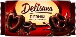 Delisana DELISANA Pierniki precle w czekoladzie 400g 1