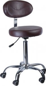 BEAUTY SYSTEM Taboret kosmetyczny z opar. BD-9934 brązow 1