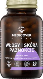 MEDICOVER VITAL MEDICOVER VITAL WŁOSY, SKÓRA, PAZNOKCIE 60 kaps. 1